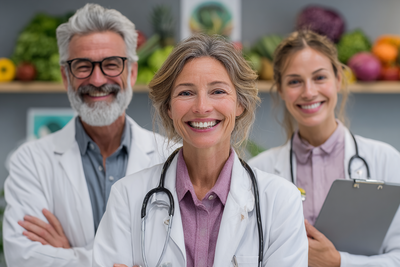 Професионални диетолози консултират възрастни клиенти